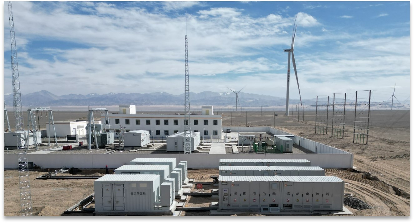 深能(néng)若羌祁曼100MW風(fēng)電(diàn)項目配儲10MW/20MWh